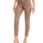 Jeans skinny feminino com estampa animal e curvas Style &amp; Co, marrom, tamanho 16, pequeno