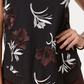 Blusa feminina Alfani sem mangas com bainha pontuda bordada - preta, tamanho X-S