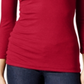 Blusa canelada feminina INC International Concepts - vermelha, tamanho M