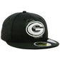Boné New Era Masculino com Bandeira do Estado do Bay Packers Refletivo 59FIFTY Verde Tamanho 6-7/8