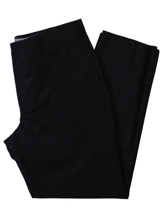 Calça social masculina Zanella Bevino Pinstripe Modern Fit Azul Tamanho 30X30