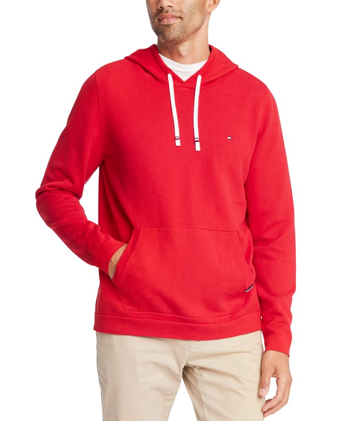 Tommy Hilfiger Victor Popover Hoodie Masculino Azul Tamanho Grande