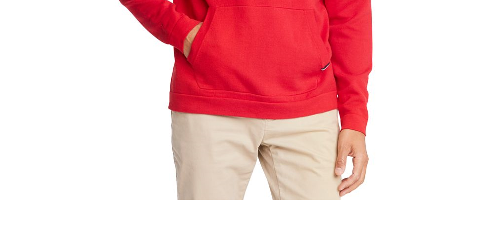 Tommy Hilfiger Victor Popover Hoodie Masculino Azul Tamanho Grande