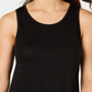 Cardigan feminino de algodão Charter Club, preto, tamanho GG