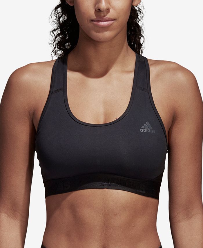 Sutiã esportivo adidas AlphaSkin Racerback Impact feminino, preto, tamanho XXL