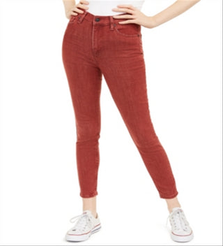 Celebrity Pink Women's High Rise Ankle Skinny Jean Red Size 13