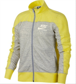 Camiseta Nike Sportswear Gym Vintage Colorblocked Feminina Verde/Cinza Tamanho M