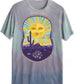 Camiseta gráfica masculina híbrida Wayward Son, azul, tamanho extragrande