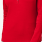 Karen Scott Blusa Feminina Petite Cotton com Gola Henley Vermelha Tamanho Petite S