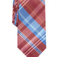 Gravata xadrez Perry Ellis Essex masculina Rustcopper tamanho regular