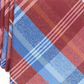 Gravata xadrez Perry Ellis Essex masculina Rustcopper tamanho regular