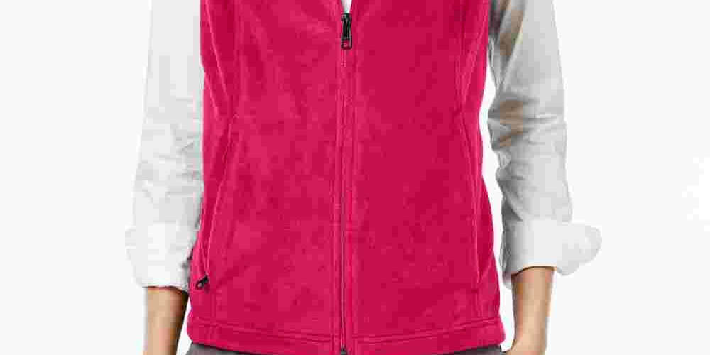 Colete Columbia Benton Springs Fleece Feminino Rosa Tamanho XS