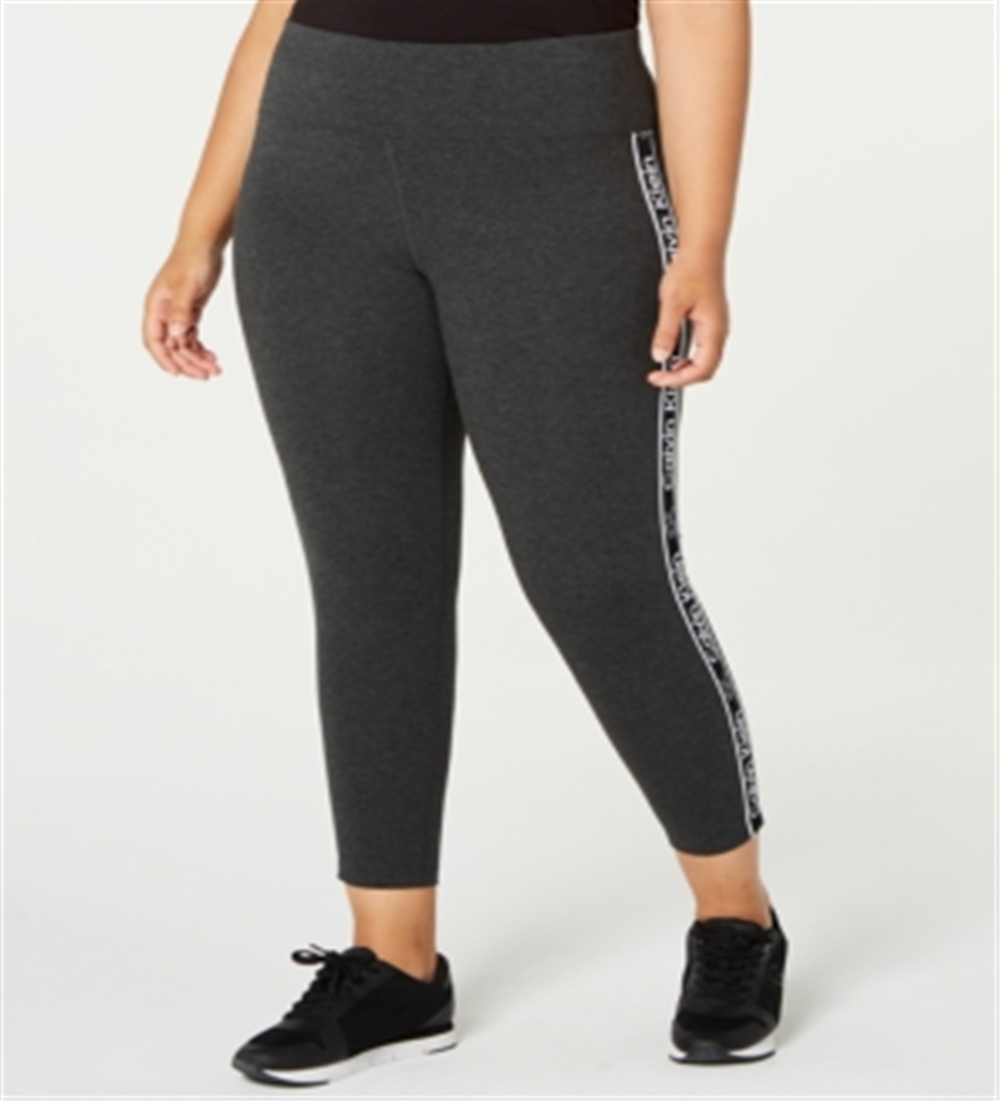 Calça legging feminina estampada Calvin Klein tamanho grande 1X
