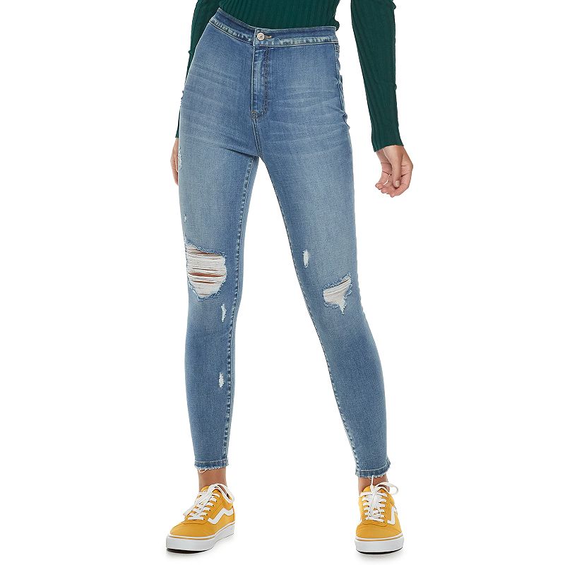 Calça Jegging Vixen Cintura Super Alta Rewash Junior Azul Tamanho 7