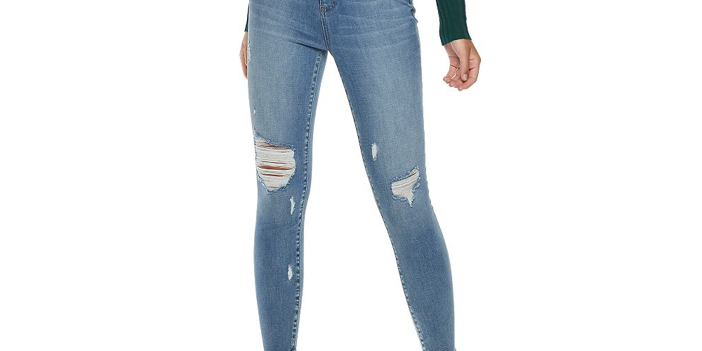 Calça Jegging Vixen Cintura Super Alta Rewash Junior Azul Tamanho 7