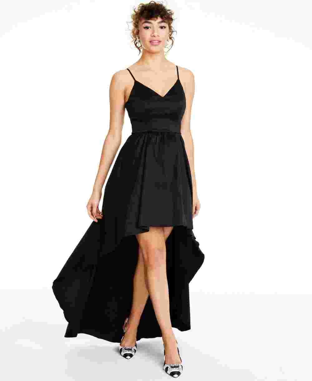 Vestido B Darlin Juniors High-Low Preto Tamanho 7/8
