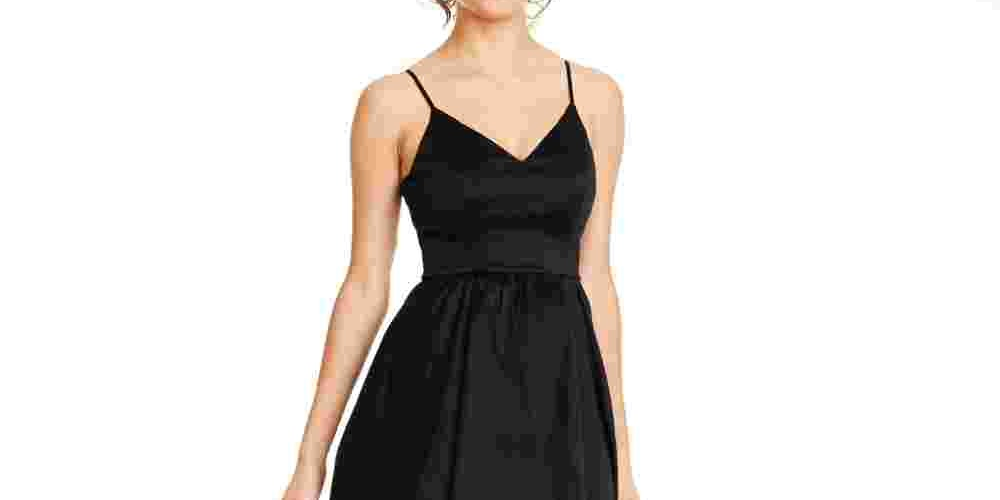 Vestido B Darlin Juniors High-Low Preto Tamanho 7/8