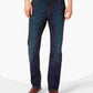 Calça jeans reta masculina American Rag, tamanho médio, azul, 34x34