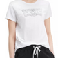 Camiseta Levi's Feminina Perfect Logo Manga Curta Gola Redonda Preta Tamanho X-G