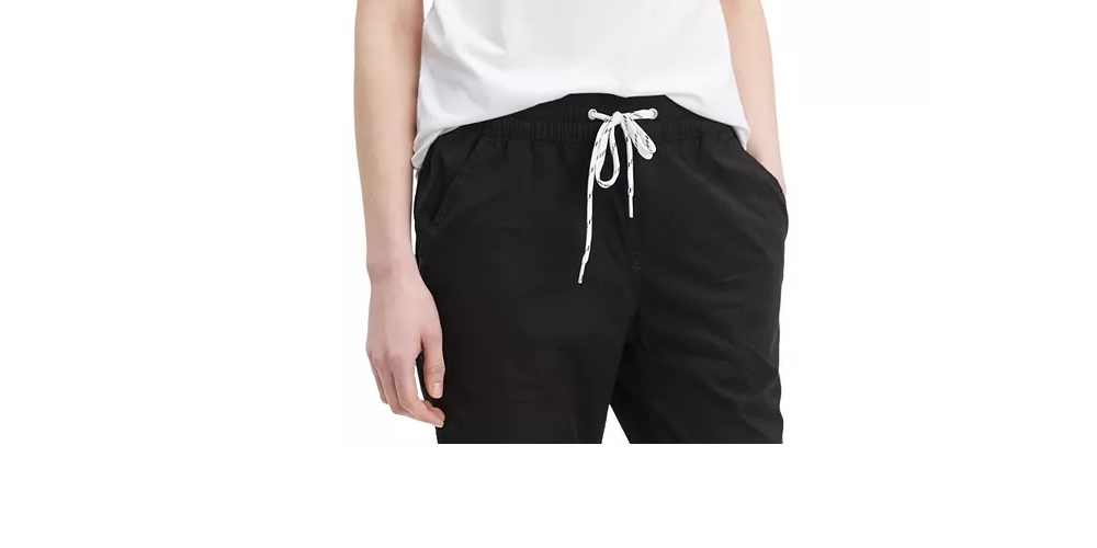 Camiseta Levi's Feminina Perfect Logo Manga Curta Gola Redonda Preta Tamanho X-G