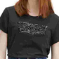 Camiseta Levi's Feminina Perfect Logo Manga Curta Gola Redonda Preta Tamanho Médio