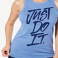Camiseta regata Nike Dri-FIT Just Do It Training feminina, branca, tamanho pequeno