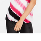 INC International Concepts Top Halter Tie-Dyed Feminino Preto Tamanho Grande