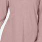Charter Club Petite Supima Cotton Top com decote aberto para mulheres, rosa, tamanho PS/M