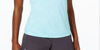 Camiseta feminina Ideology para corrida e fitness, verde, tamanho pequeno