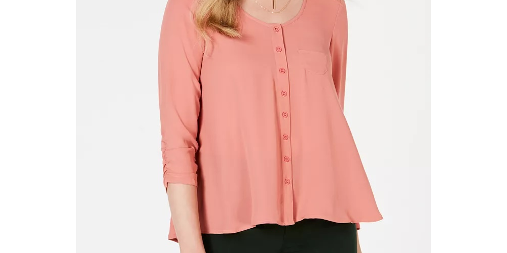 Blusa feminina estilo swing laranja tamanho PS