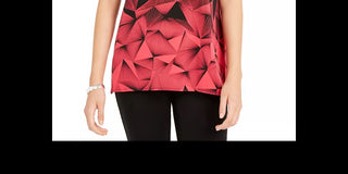 Túnica Alfani Feminina Geo Print Rosa Tamanho X-S