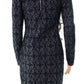 Vestido justo feminino com acabamento em couro sintético e jacquard, preto, tamanho P, da INC International Concepts