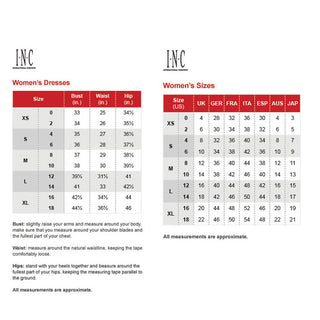 Vestido justo feminino com acabamento em couro sintético e jacquard, preto, tamanho P, da INC International Concepts