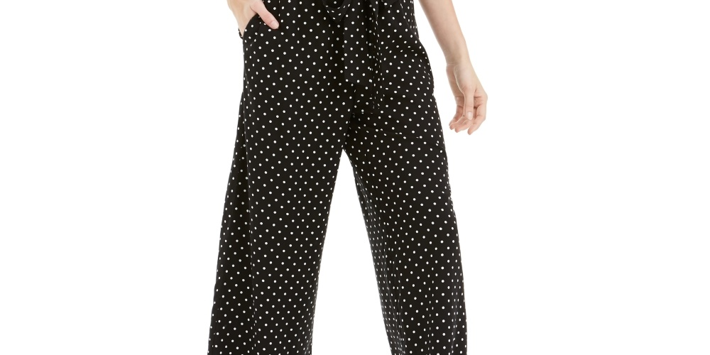 Macacão feminino ombro a ombro Maison Jules, preto, tamanho pequeno