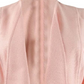 Jaqueta feminina Anne Klein com textura drapeada frontal, rosa, tamanho médio