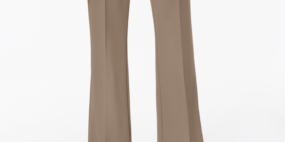 Calça Alfani Curvy Bootcut Feminina Marrom Tamanho 16