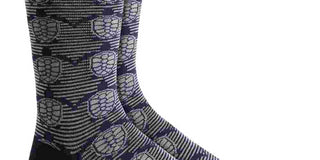 Meias de cano alto confortáveis ​​Alfani Turtle Knit para homens, pretas, tamanho regular