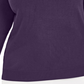 Karen Scott Suéter Luxsoft de gola alta plus size feminino, roxo, tamanho 1X