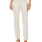Jeans fashion estilo &amp; co com controle de barriga e perna reta, marrom, tamanho 12