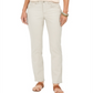 Jeans fashion estilo &amp; co com controle de barriga e perna reta, marrom, tamanho 12