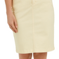 Saia jeans feminina Charter Club com controle de barriga, amarela, tamanho 6