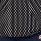 Camisa polo feminina Tommy Hilfiger com estampa de bolinhas, preta, tamanho 1X