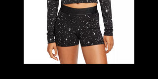Top curto Nike Night Fitness Training feminino, preto, tamanho extragrande