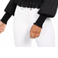 Blusa camponesa com cintura franzida Ultra Flirt Junior, roxa, tamanho pequeno