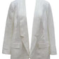 Blazer Cardigan Feminino Alfani Branco Tamanho P