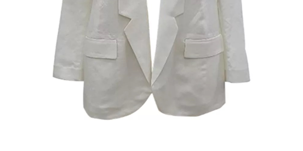 Blazer Cardigan Feminino Alfani Branco Tamanho P