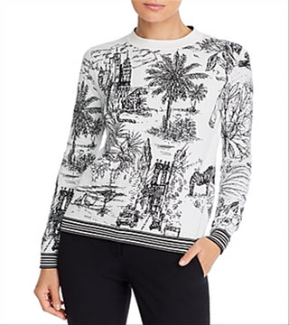 Suéter Nalut Masculino Marella Branco/Preto Tamanho P