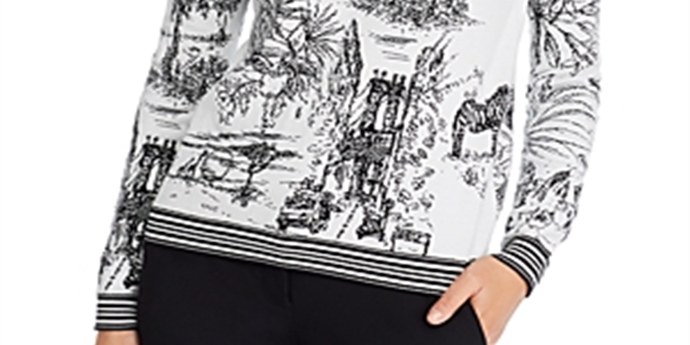 Suéter Nalut Masculino Marella Branco/Preto Tamanho P