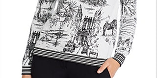 Suéter Nalut Masculino Marella Branco/Preto Tamanho P