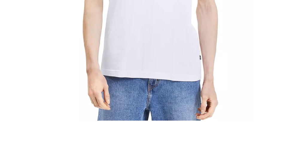 Camiseta Puma Masculina Logo Cinza Tamanho XX-G